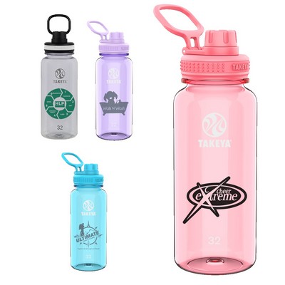 Takeya® 32 Oz. Tritan™ Bottle w/Spout Lid