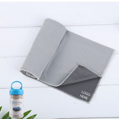 Cooling Sports Towel with Bottle